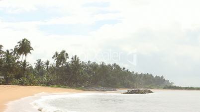 Tropical beach, Sri Lanka.