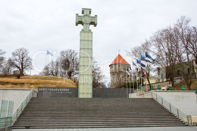 Cross of Liberty. Tallinn, Estonia