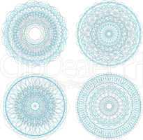 background with lace ornament - mandala