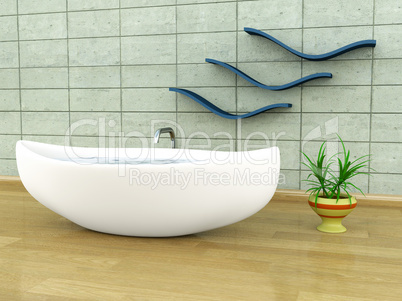 Viking-style bathtub
