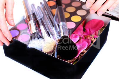 Gift Box with makeup inside