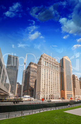 Wonderful modern skyscrapers of Lower Manhattan - New York City