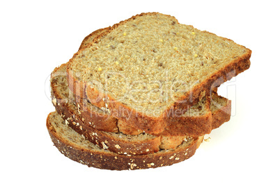 Slices whole grain bread.