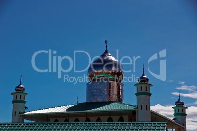 blue mosque in tawau