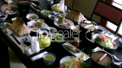 Japanese restaurant table
