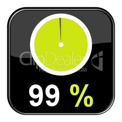 Web Button: 99% Prozent