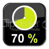 Web Button: 70% Prozent