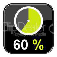 Web Button: 60% Prozent