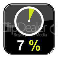 Web Button: 7% Prozent