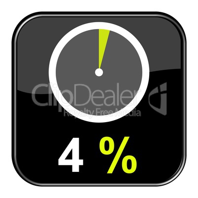 Web Button: 4% Prozent