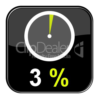 Web Button: % Prozent