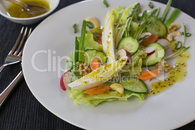 Salad of spring vegetables