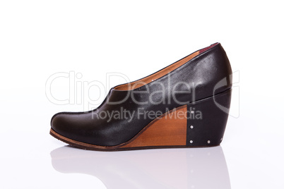 Woman leather shoe