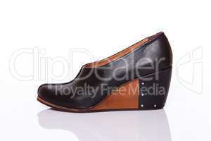 Woman leather shoe