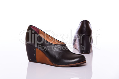 Woman leather shoes