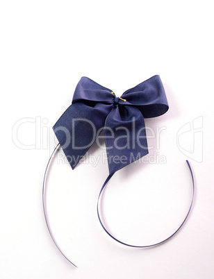 Blue bow