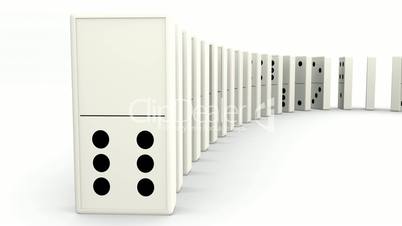 white or black domino