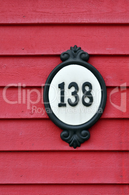 House number.
