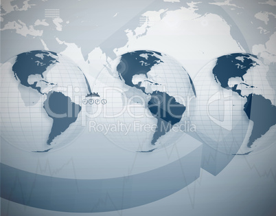 World map interface