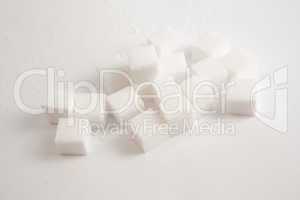 Pile of sugar lumps