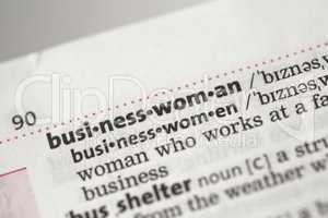 Businesswoman definition