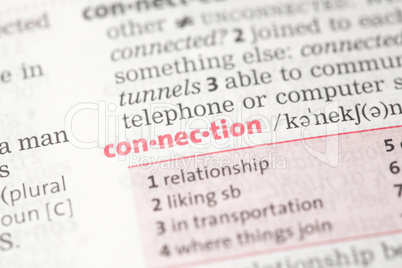 Connection definition