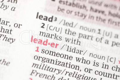 Leader definition