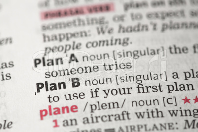 Plan B definition