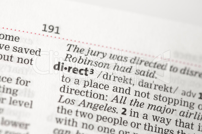 Direct definition