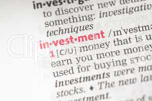 Investment definition