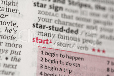 Start definition