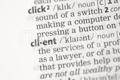 Client definition