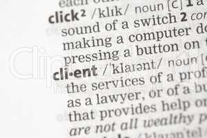 Client definition