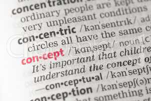 Concept definition