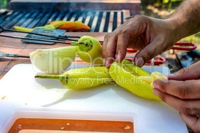 Peppers and Onions