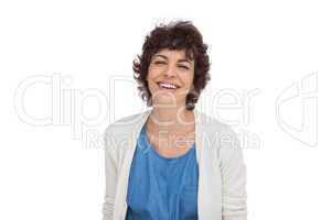 Smiling woman looking at camera