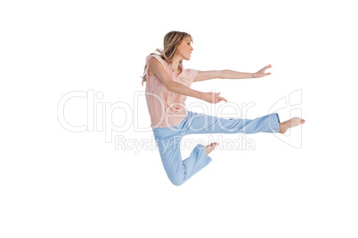 Woman doing dance pose