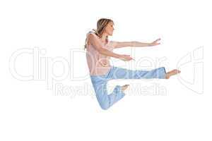 Woman doing dance pose