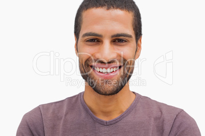Handsome man smiling Handsome man smiling