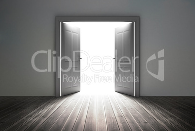 Doorway revealing bright light