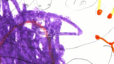 Children’s Drawings Texture