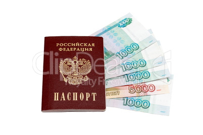 passport and russian money