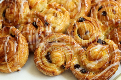 Raisin Brioche Sweet Danish Pastries