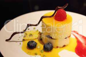 Delicious Mango Mousse Cake