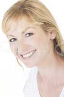 Happy Smiling Middle Aged Woman