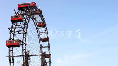 Famous and historic Ferris wheel of Vienna