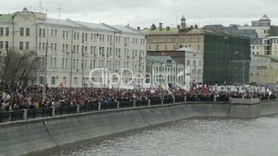 Demonstration in Moscow.