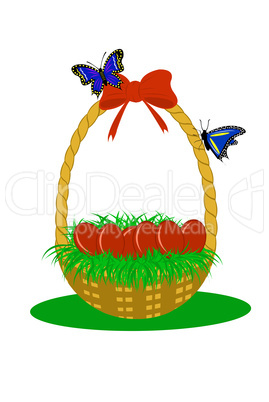 Basket With Eggs