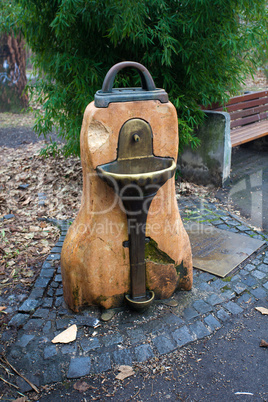 Water drinking fountain in Vienna