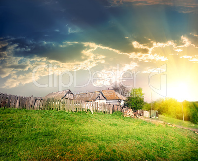 Old village house